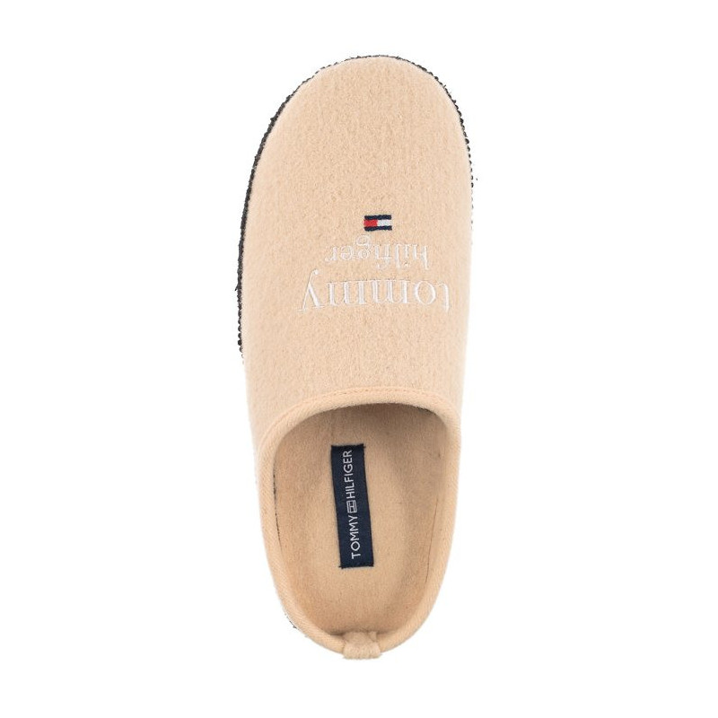 Tommy Hilfiger Indoor Slipper T3A0-32441-1506 500 Beige (TH578-a) Sieviešu apavi/Flip Flops