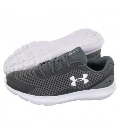 Under Armour Surge 3 Gry/Wht 3024883-102 (UN27-b) bėgimo bateliai