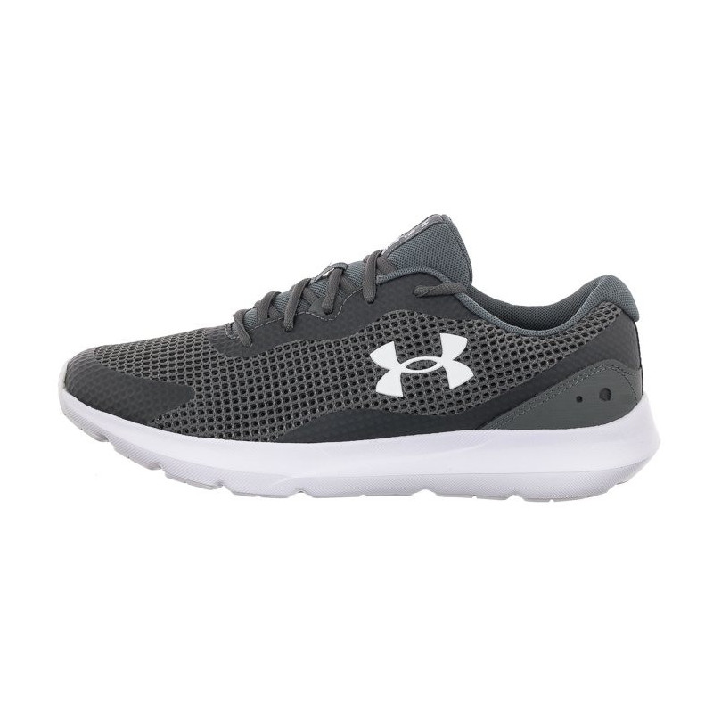 Under Armour Surge 3 Gry/Wht 3024883-102 (UN27-b) bėgimo bateliai