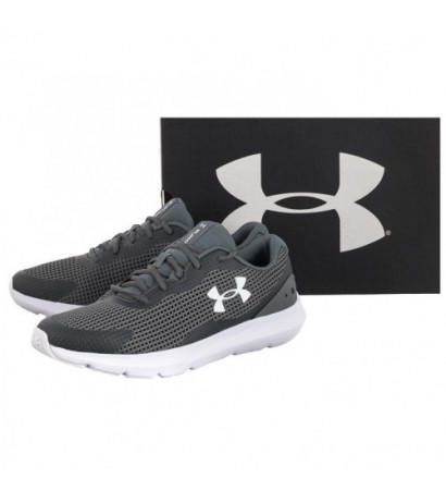 Under Armour Surge 3 Gry/Wht 3024883-102 (UN27-b) running Shoes