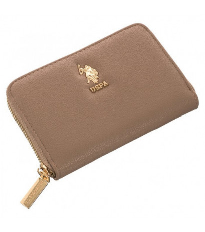 U.S. Polo Assn. New Jones M Zip ard. Wallet Beige BEUJE5711WVP502 (US158-c) käekott