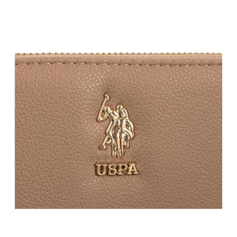 U.S. Polo Assn. New Jones M Zip ard. Wallet Beige BEUJE5711WVP502 (US158-c) käekott