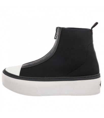 Calvin Klein Cupsole Flatform Mid Zip YW0YW00767 BDS Black (CK182-a) batai