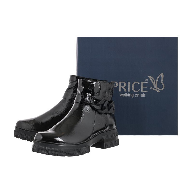 Caprice Czarne 9-25413-29 017 Black Naplak (CP343-a) batai