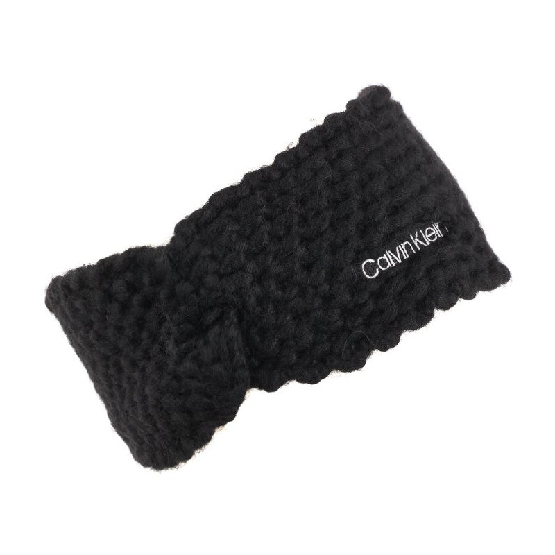 Calvin Klein Micro Waffle Headband K60K609968 BAX Black  (CK183-a) kepurė