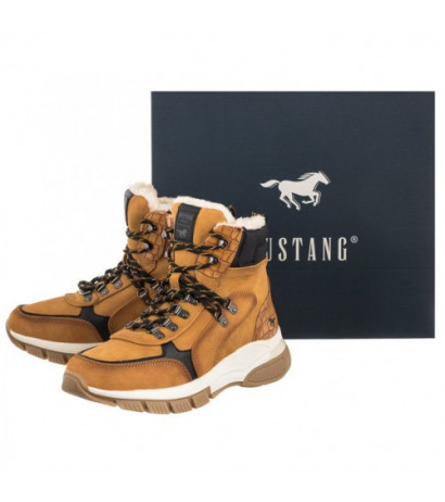 Mustang Żółte 49C0052 (MU474-b) boots