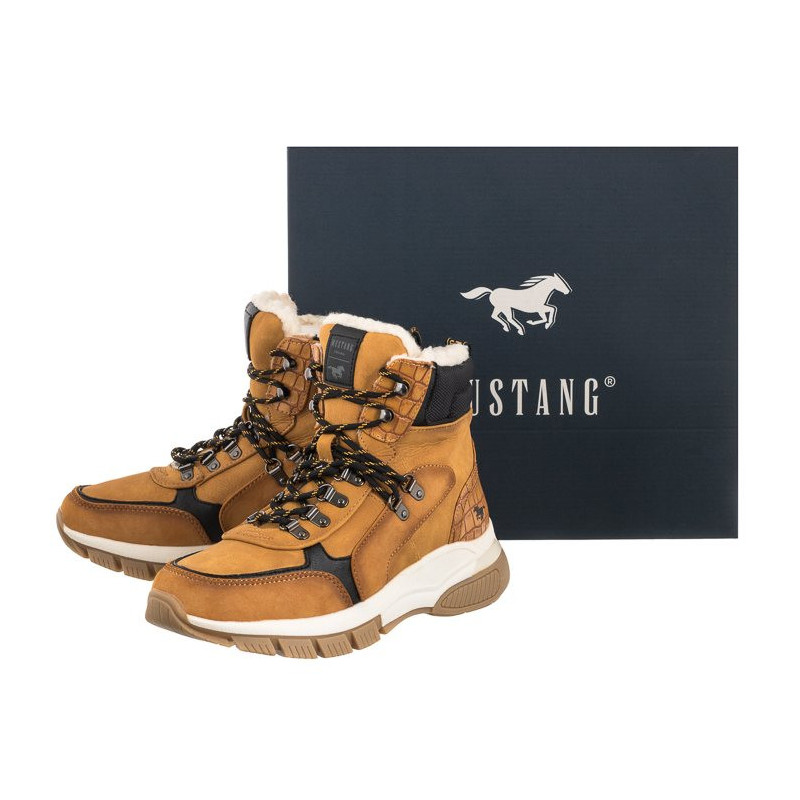 Mustang Żółte 49C0052 (MU474-b) boots