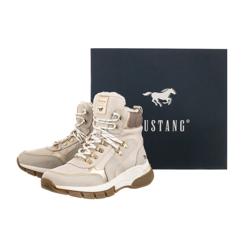 Mustang Beżowe 51C0012 (MU474-a) boots