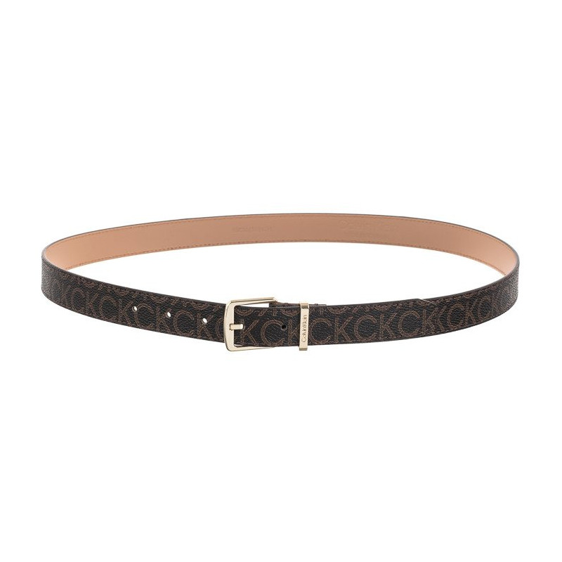 Calvin Klein CK Must Sqr Belt 25mm Mono K60K610384 0HD Brown Mono (CK186-a) diržas