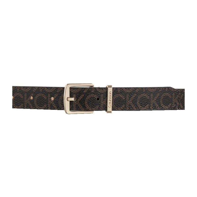 Calvin Klein CK Must Sqr Belt 25mm Mono K60K610384 0HD Brown Mono (CK186-a) belt