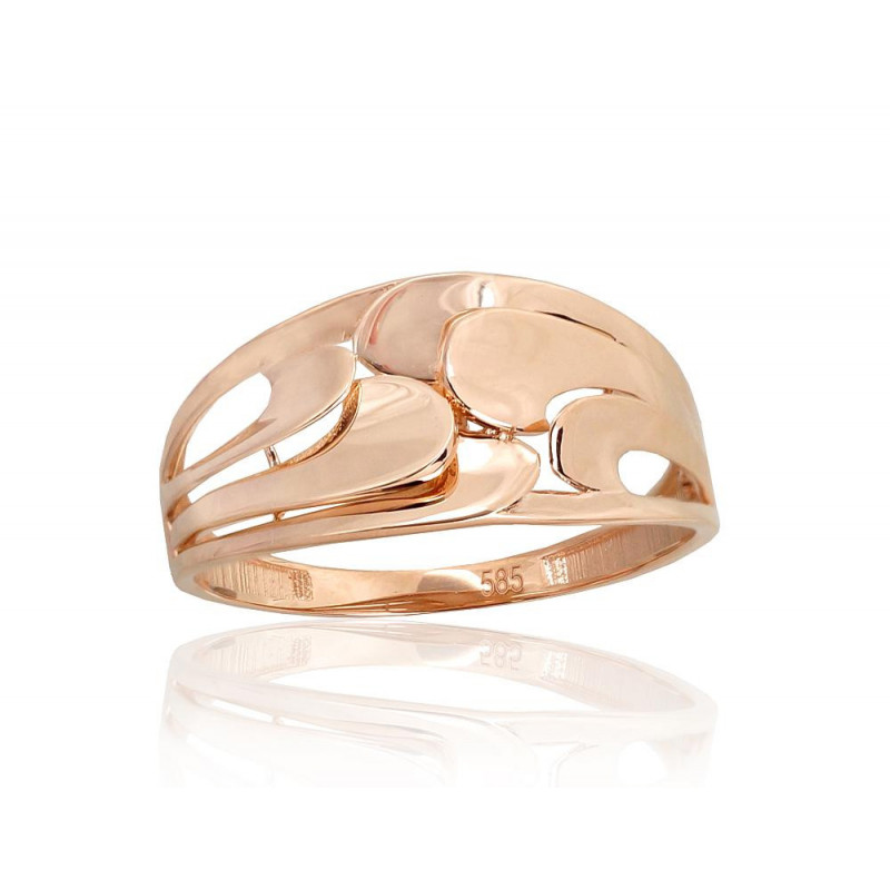 Gold ring 1101120(Au-R), Red Gold 585°