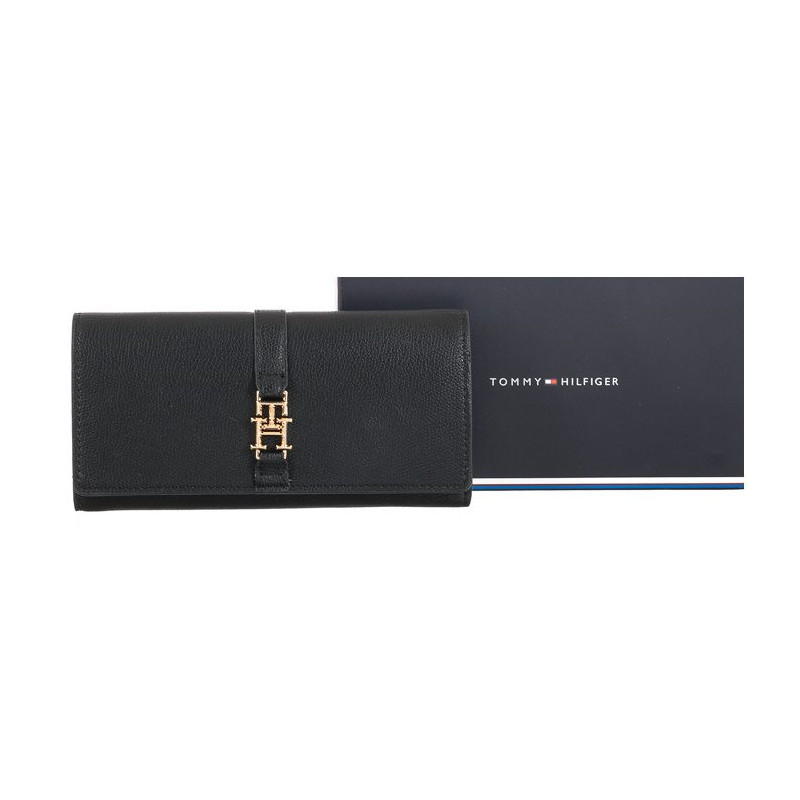 Tommy Hilfiger TH Plush Lrg Flap Wallet AW0AW14234 Bds (TH580-a) käekott