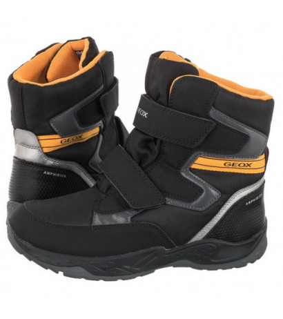 Geox J Sentiero B.B Abx B Black/Yellow J26FSB 0FUCE C0054 (GE66-a) batai