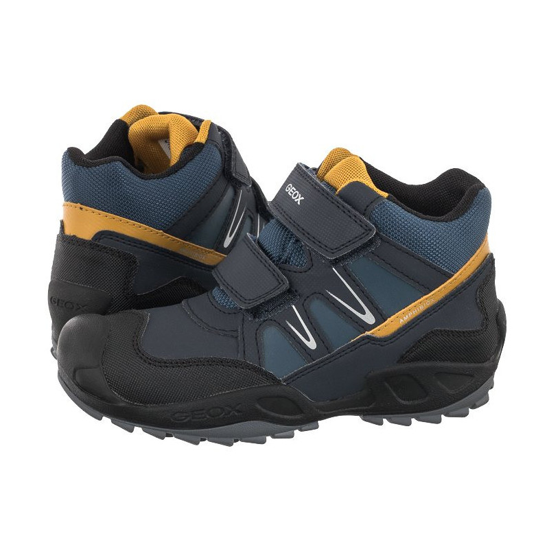 Geox J N.Savage B.B Abx A Navy/Ochreyellow J261WA 0CEFU C0916 (GE57-a) ankle boots