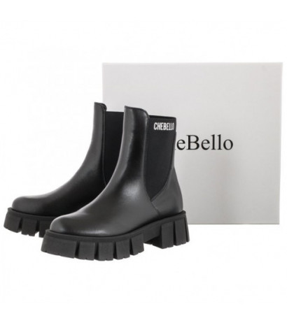 CheBello Czarne 3018-407-000-MIC-S217 (CH115-a) shoes