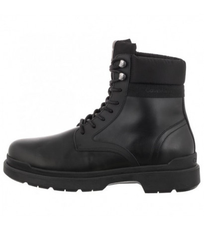 Calvin Klein Lace Up Boot Mix HM0HM00862 BEH Black (CK191-a) boots