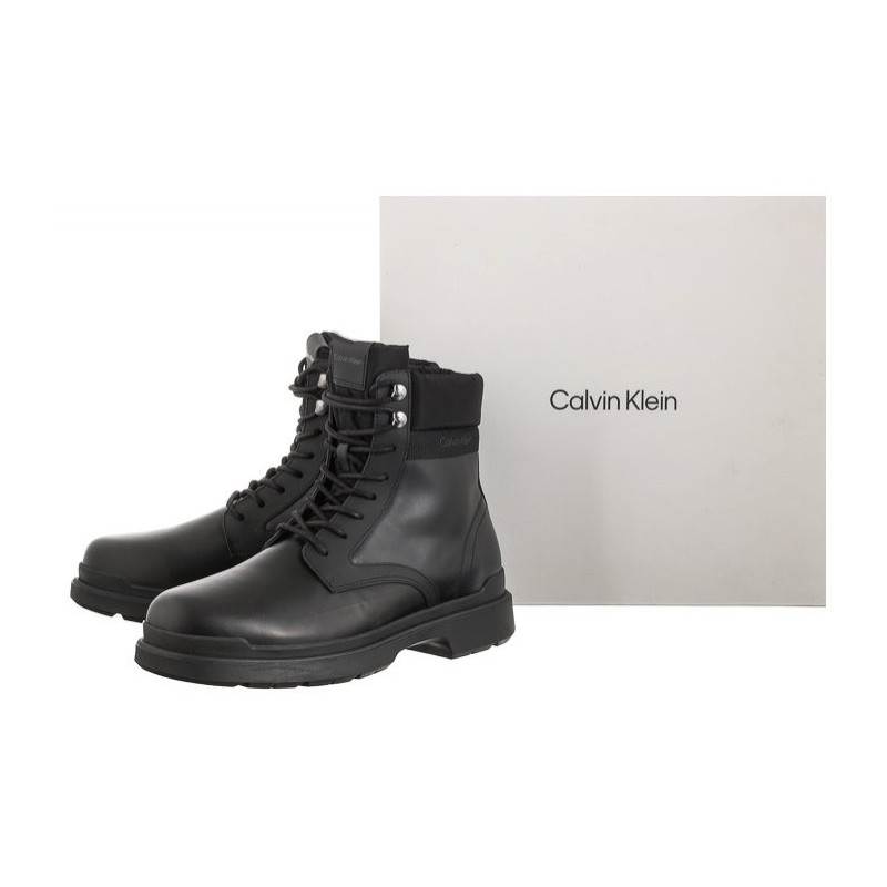 Calvin Klein Lace Up Boot Mix HM0HM00862 BEH Black (CK191-a) saapad