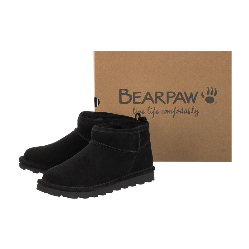 Bearpaw Shorty Black II 2860W (BE9-a) kurpes