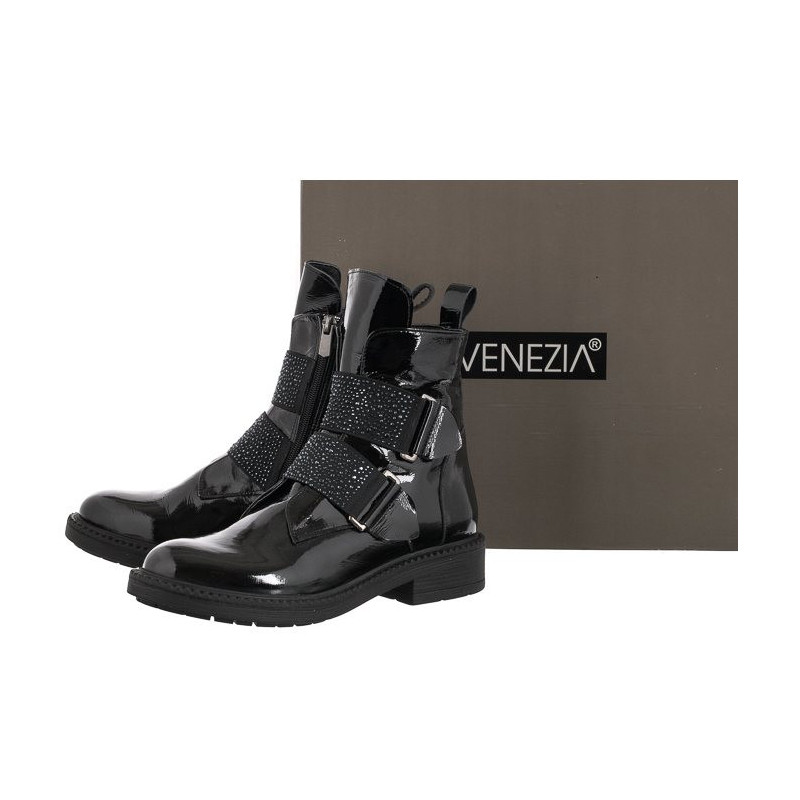 Venezia Czarne Lakierowane G0441215 Black (VE682-a) batai