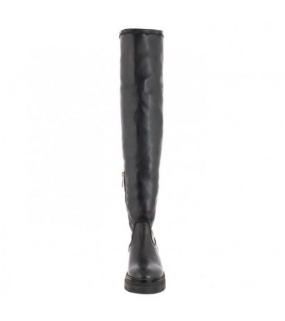 Tommy Hilfiger Monochromatic Over The Knee Boot FW0FW07055 BDS Black (TH605-a) zābaki