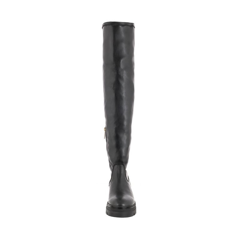 Tommy Hilfiger Monochromatic Over The Knee Boot FW0FW07055 BDS Black (TH605-a) saapad