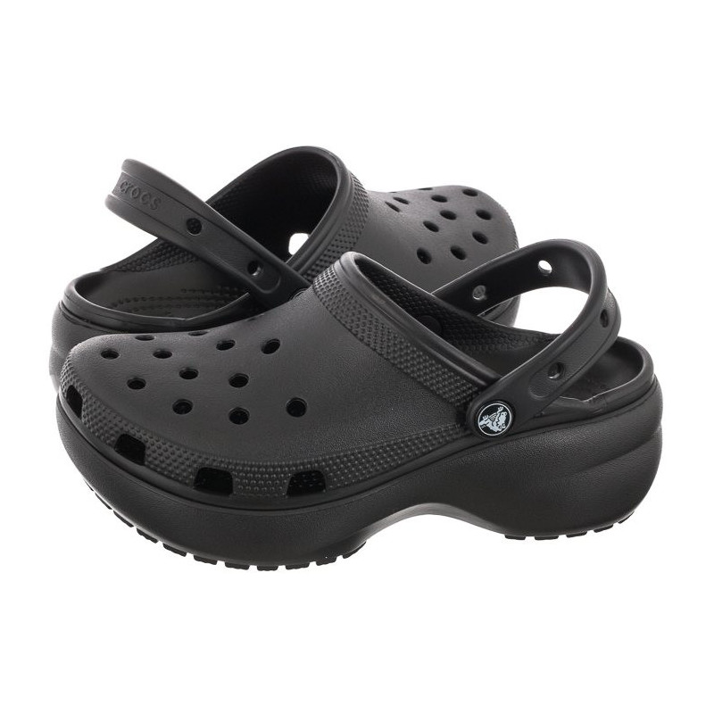 Crocs Classic Platform Clog W Black 206750-001 (CR211-d) Women's Shoes/Flip Flops