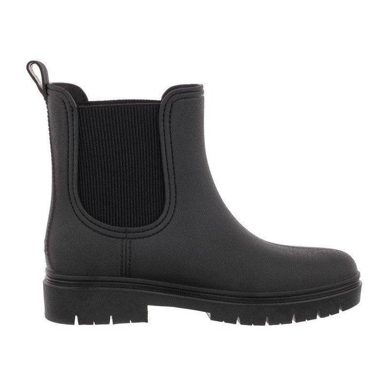 Tommy Hilfiger Matt Ankle Rainboot With Elastic FW0FW06897 BDS Black (TH613-a) batai