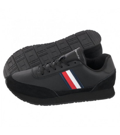 Tommy Hilfiger Core Eva Runner Corporate Lea FM0FM04397 BDS (TH623-a) sports shoes