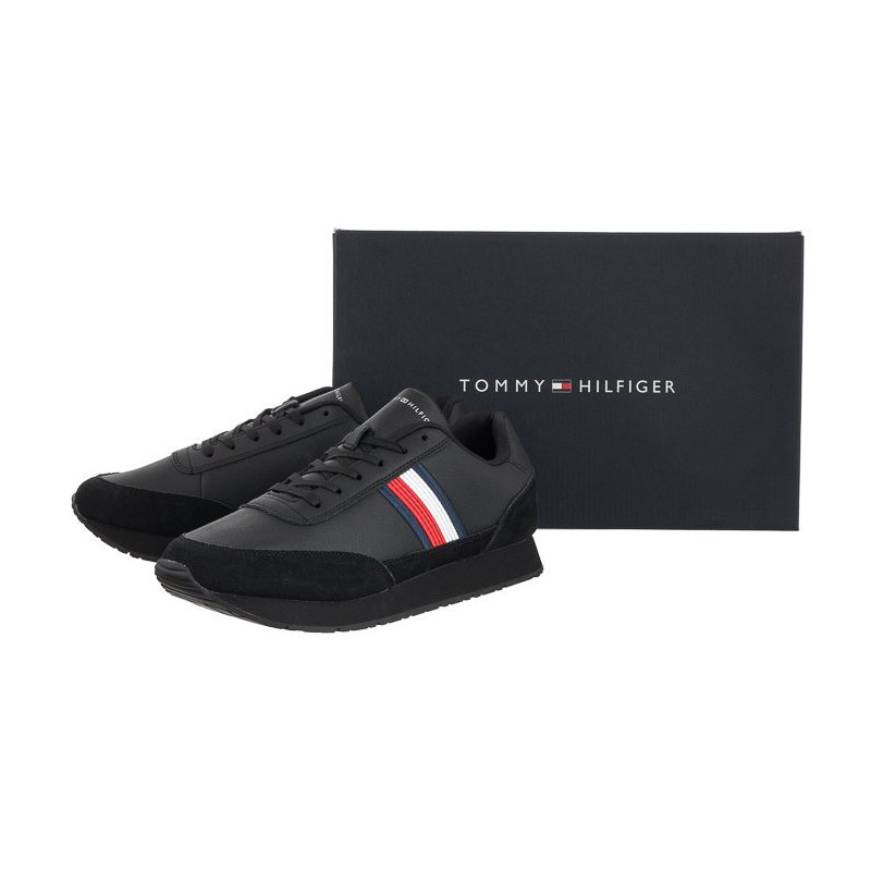 Tommy Hilfiger Core Eva Runner Corporate Lea FM0FM04397 BDS (TH623-a) sports shoes