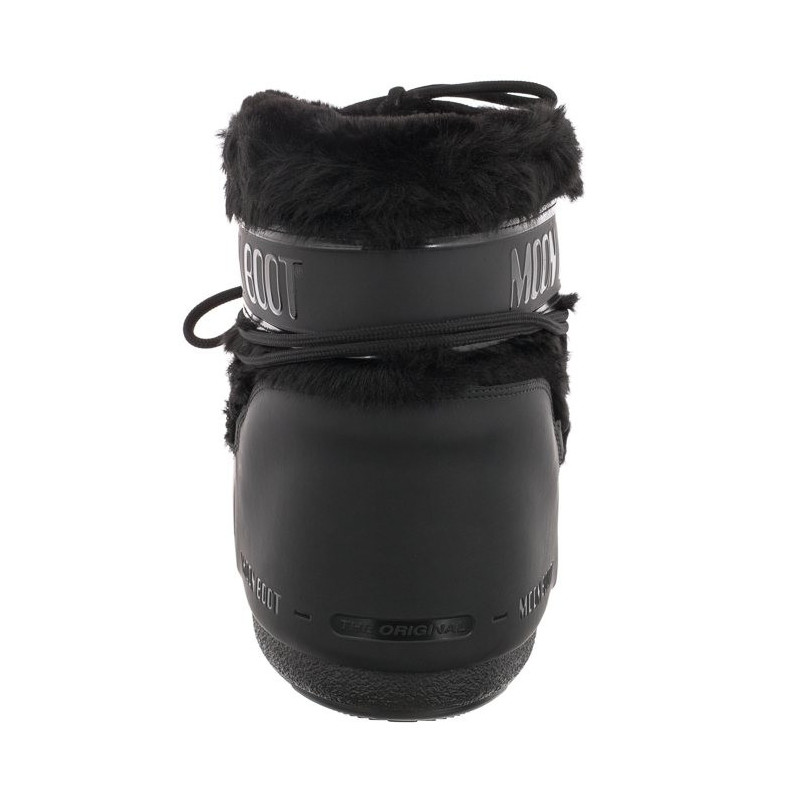 Moon Boot Icon Low Faux Fur Black 1409390 N001 (MB57-a) batai