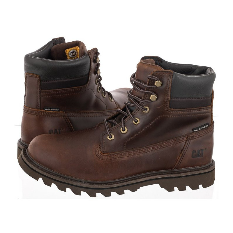 Caterpillar Deplete Wp Lace Up Boot Brown P721722 (CA132-a) saapad