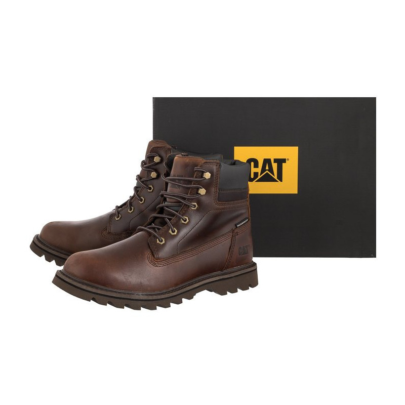 Caterpillar Deplete Wp Lace Up Boot Brown P721722 (CA132-a) boots