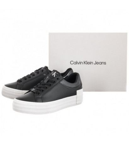 Calvin Klein Vulc Flatform Bold Lth-Glossy YW0YW00867 BDS Black (CK215-a) sporta apavi