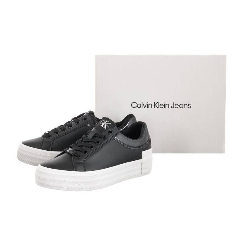 Calvin Klein Vulc Flatform Bold Lth-Glossy YW0YW00867 BDS Black (CK215-a) sportiniai bateliai