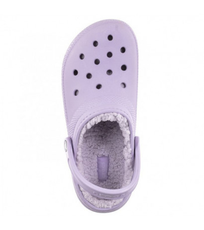 Crocs Classic Lined Clog Lavender 203591-50P (CR266-b) Women's Shoes/Flip Flops