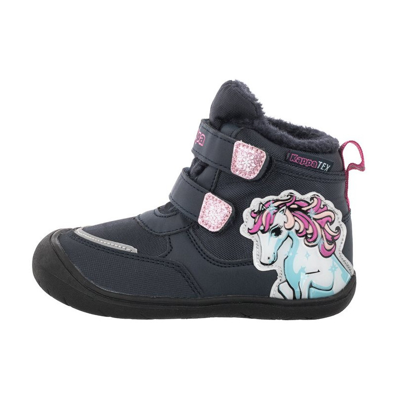 Kappa Flake Tex M 280021M/6722 Navy/Pink (KA219-a) ankle boots