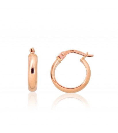 Gold Earrings 1201514(Au-R), Red Gold 585°