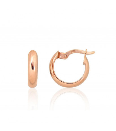 Gold Earrings 1201515(Au-R), Red Gold 585°