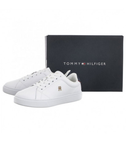 Tommy Hilfiger Elevated Essential Court Sneaker White/Rwb FW0FW06965 0K9 (TH692-b) sportiniai bateliai