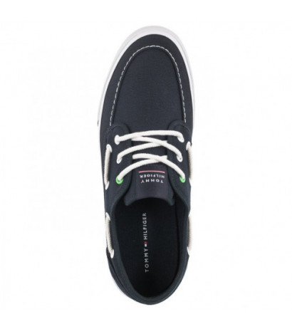 Tommy Hilfiger Core Boat Shoe Canvas Desert Sky FM0FM04510 DW5 (TH741-a) batai