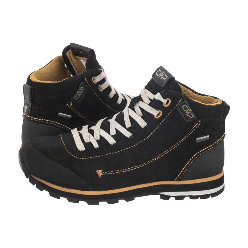 CMP Elettra Mid Wmn Hiking Shoes Wp 38Q4596 63UM Nero-Amber (CM7-a) batai