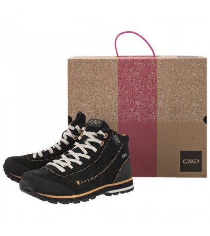 CMP Elettra Mid Wmn Hiking Shoes Wp 38Q4596 63UM Nero-Amber (CM7-a) batai