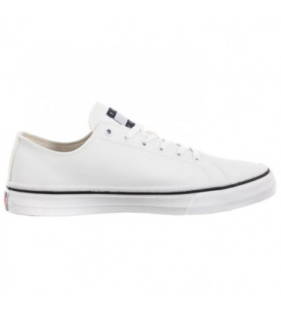 Tommy Hilfiger Tommy Jeans Mens Lace Vulc Ess White EM0EM01047 YBR (TH705-b) spordijalatsid