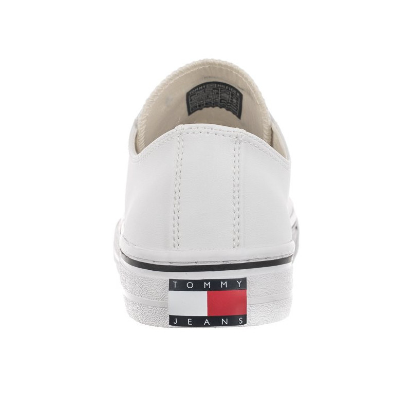 Tommy Hilfiger Tommy Jeans Mens Lace Vulc Ess White EM0EM01047 YBR (TH705-b) spordijalatsid