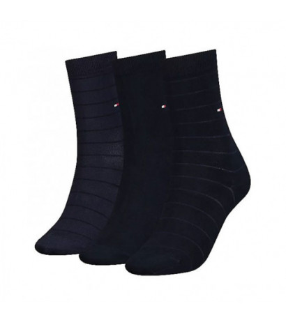 Tommy Hilfiger Th Women Sock 3P Lux Giftbox Navy 701220262 001 035 (TH664-a) kojinės