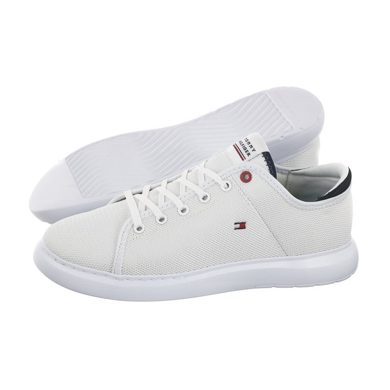 Tommy Hilfiger Lightweight Textile Cupsole White FM0FM04426 YBS (TH708-a) sporta apavi