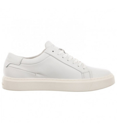 Calvin Klein Low Top Lace Up Lth Sm Triple White HM0HM01018 0K4 (CK251-a) sporta apavi