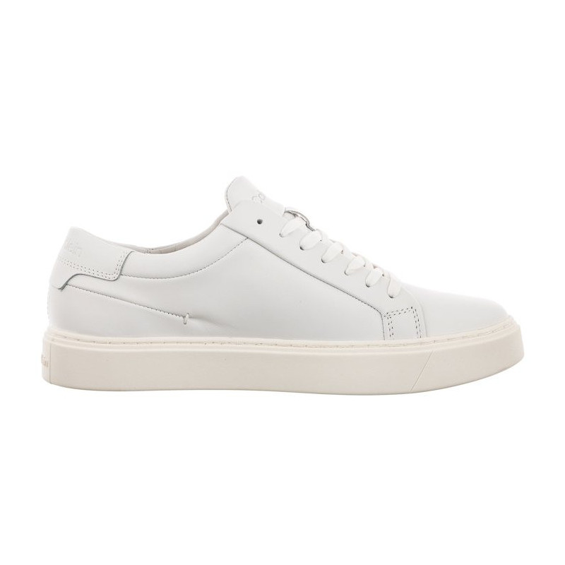 Calvin Klein Low Top Lace Up Lth Sm Triple White HM0HM01018 0K4 (CK251-a) spordijalatsid