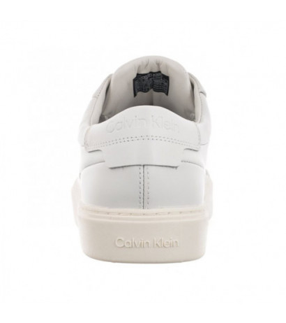 Calvin Klein Low Top Lace Up Lth Sm Triple White HM0HM01018 0K4 (CK251-a) sporta apavi