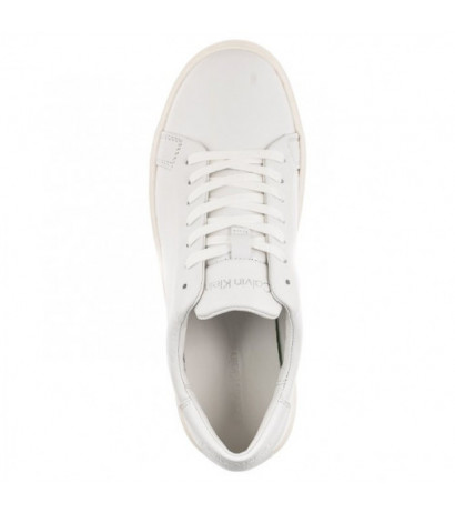 Calvin Klein Low Top Lace Up Lth Sm Triple White HM0HM01018 0K4 (CK251-a) sporta apavi